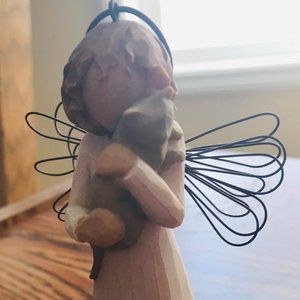 Willow Tree ornament- Angel with cat
